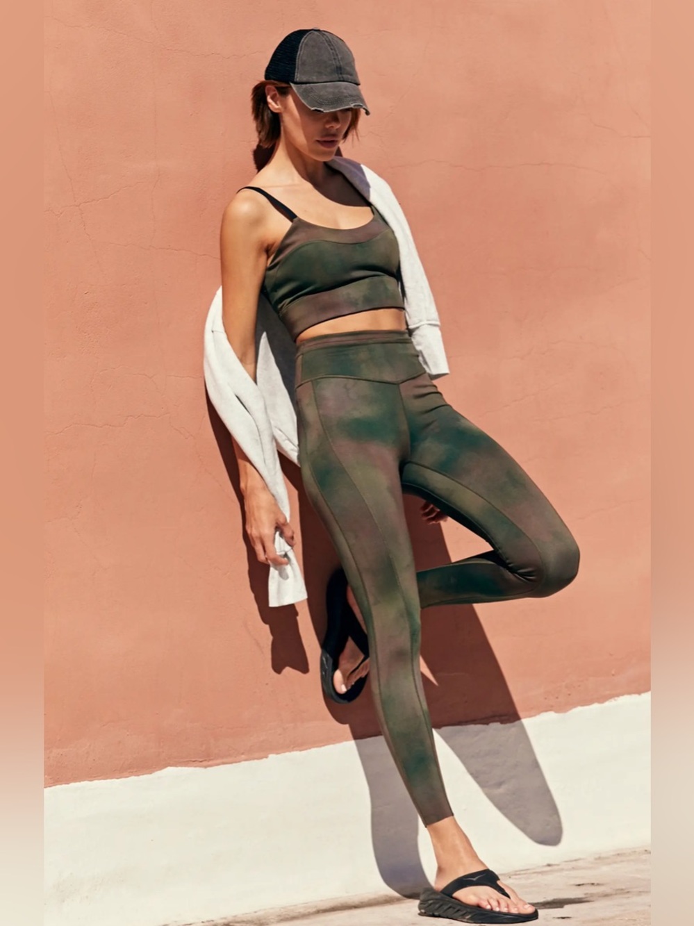 Free People Beat The Heat Reversible 7/8 High-Rise Leggings for Women